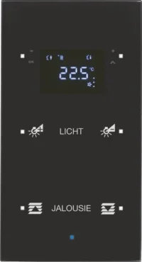 Berker Glas-Sensor mit Raumtemperatur. 75642135