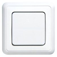 Jung 5560 Abdeckung volle Platte CD weiß