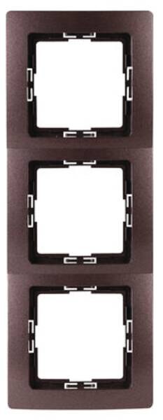 Kopp Kopp 308626067 Abdeckrahmen 3-fach PAR pali