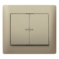 Legrand 771479 Wippe mit eingesetztem Fenster titanium
