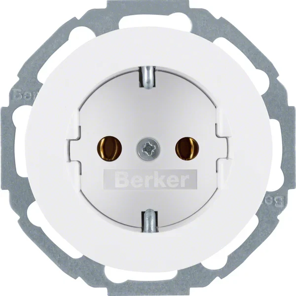 Berker Berker SCHUKO-Steckdose pows/gl 41452089