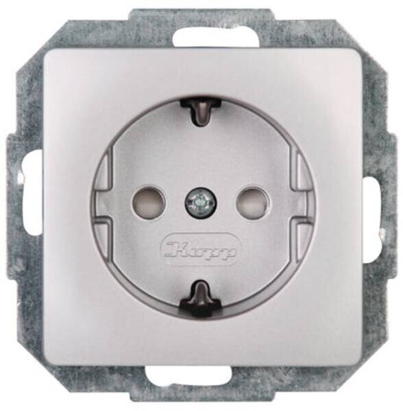 Kopp Kopp 920620089 Schutzkontaktsteckdose 1-fach KS 16A 250V Paris silber