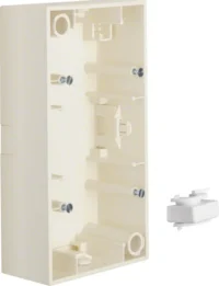 Berker AP-Gehäuse 2-fach weiß/gl 10428982