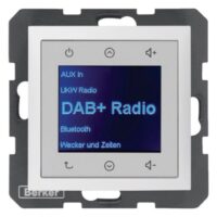 Berker 29849909 Radio Touch Unterputz DAB+S.1/B x polarweiss matt