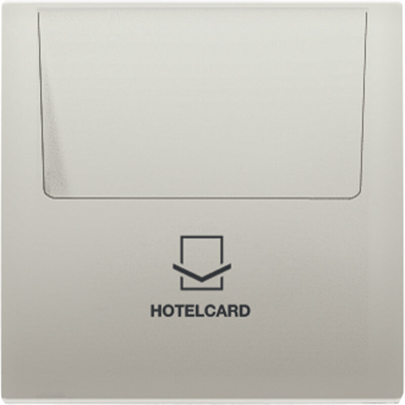 Jung Jung Hotelcard-Schalter Edelstahl ohne Taster-Einsatz ES 2990 CARD