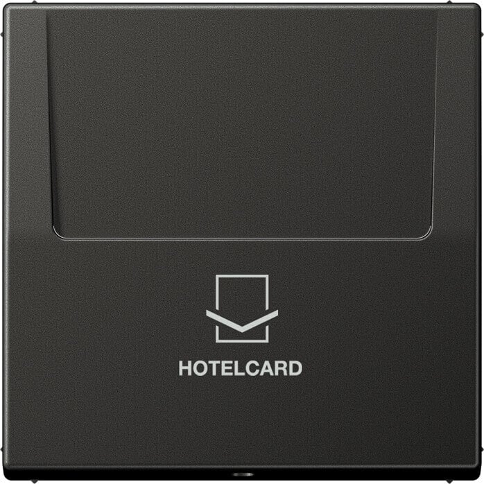 Jung Jung Hotelcard-Schalter anthrazit ohne Taster-Einsatz AL 2990 CARD AN