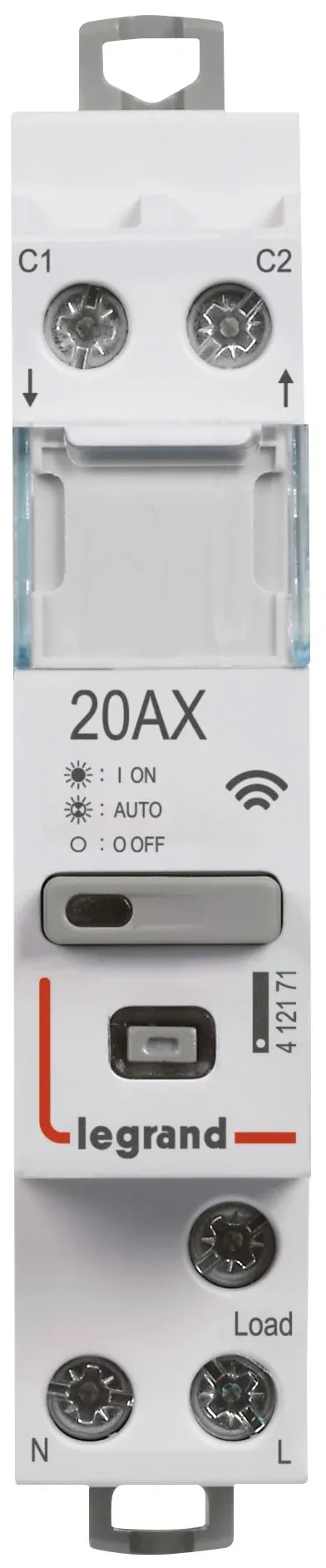 Legrand Legrand 412171 CX³ Smartes Schütz 20A 1-polig 230VAC 1TE CX³ with Netatmo