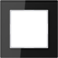 Jung Glasrahmen 1-fach schwarz waage/senkrecht AC 581 GL SW