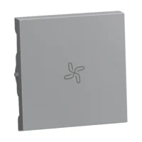 Legrand 765214 SEANO Wippe mit Symbol Lüfter in der Farbausführung Al lackiert