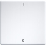 Eltako Wippe lasergraviert für 55x55mm reinweiß I/O W-FT55-rw+IO