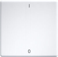 Eltako Wippe lasergraviert für 55x55mm reinweiß I/O W-FT55-rw+IO