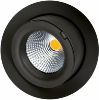 SG LEUCHTEN LED-Einbaustrahler 9W Konverter JUNISTAR 903303 1LED schwarz 3000K weiß 660lm