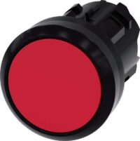 Siemens 3SU1000-0AB20-0AA0 Drucktaster 22mm rund Ku. rot Druckknopf flach