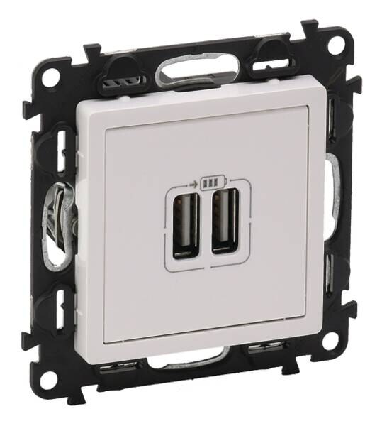 Legrand Legrand 753112 USB-Ladedose 2400mA Valena Life ultraweiß