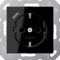 Jung SCHUKO Steckdose mit USB Typ C A1520-18CSW