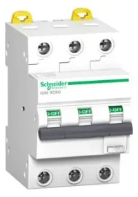 Schneider A9D17316 FI/LS-Schalter iC60H, 3P,16A, C-Char.30mA, Typ A,10kA,230V AC