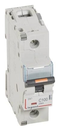 Legrand 409763 DX3 LS-Schalter C 100A 1-polig 25kA 230/400VAC 1,5TE