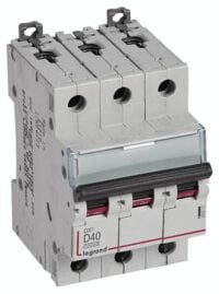 Legrand 409503 DX3 LS-Schalter D 40A 3-polig 10kA 400VAC 3TE