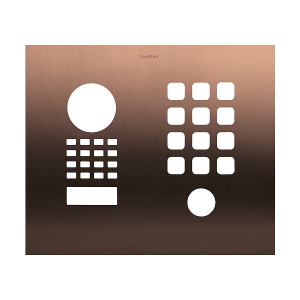 DoorBird D1101KH Classic Aufputz/ Unterputz Frontblende – Bronze-Optik (PVD)