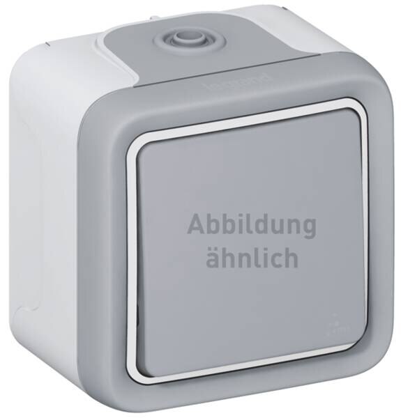 Legrand Legrand 069529 Drehschalter 2-polig Feuchtraum Modular Plexo55 grau