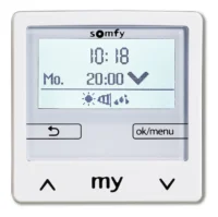 Somfy Soliris Smoove Steuerung IB+ Pure Wh ohne Rahmen 1818315