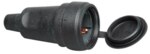 Kopp 181016003 Vollgummischutzkontakt- kupplung IP44 3x2,5qmm 16A schwarz