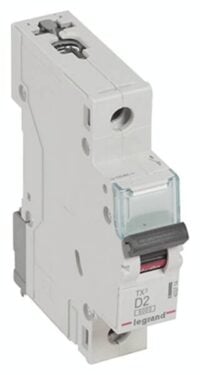 Legrand 403714 TX3 LS-Schalter D 2A 1-polig 6kA 230/400VAC 1TE