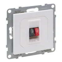 Legrand 765176 SEANO Lautsprecher-Anschluss 1-fach mit Federklemmen