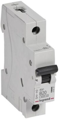 Legrand 419137 RX3 LS-Schalter B 20A 1-polig 6kA 230/400VAC 1TE