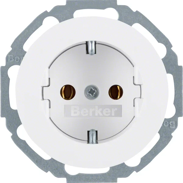 Berker Berker SCHUKO-Steckdose pows/gl 47452089