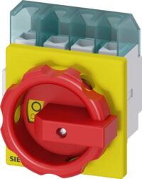 Siemens 3LD2103-1TL53 SENTRON Lasttrenn- schalter NOT-AUS-Schalter 4polig 25A