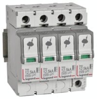 Legrand 412273 Kombiableiter Typ 1+2 4+0 Schaltung für TN-S 230/400V 12,5kA