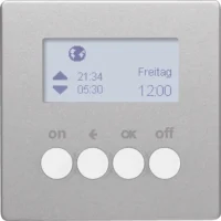 Berker Funk-Zeitschaltuhr KNX alu/lackiert 85745224