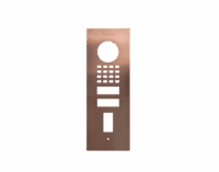 DoorBird D1101FV Fingerprint 50 Unterputz Frontblende – Bronze-Optik (PVD)