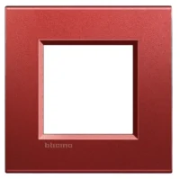 BTicino LNA4802RK LivingLight Abdeckrahmen 4-fach 2+2+2+2M Brick