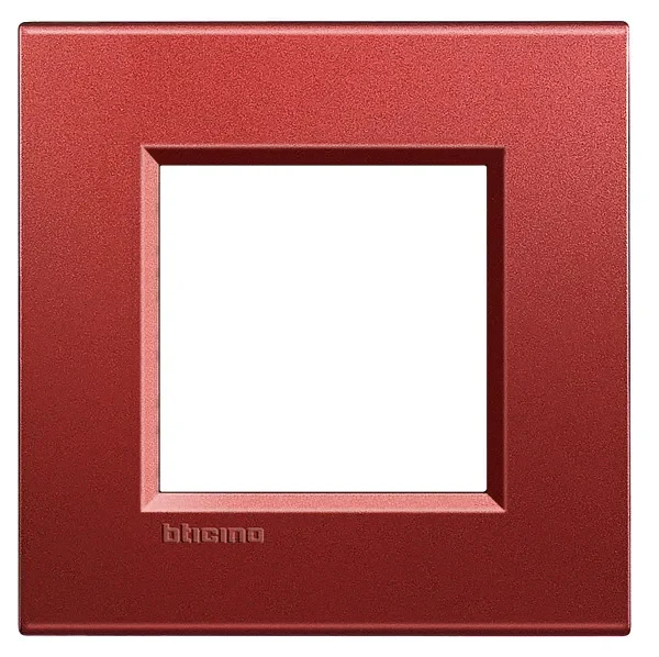 BTicino LNA4802RK LivingLight Abdeckrahmen 4-fach 2+2+2+2M Brick