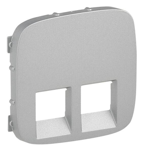 Legrand Legrand 755427 Abdeckung RJ11/RJ45 2-fach Valena Allure Aluminium