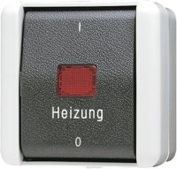 Jung Heizung-Notschalter Aus 2-pol. 802 HW
