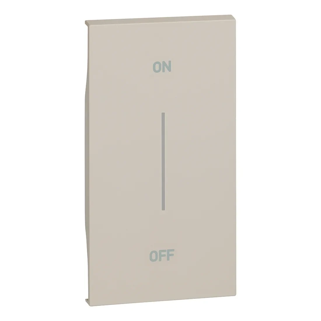 Legrand BTicino KM01MH2AG LivingNow 2M Tasten- abdeckung MyHome mit Aufdruck ON-OFF Sand