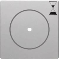 Berker Zentralstück alu/lackiert Druckknopf für Relais 16746084