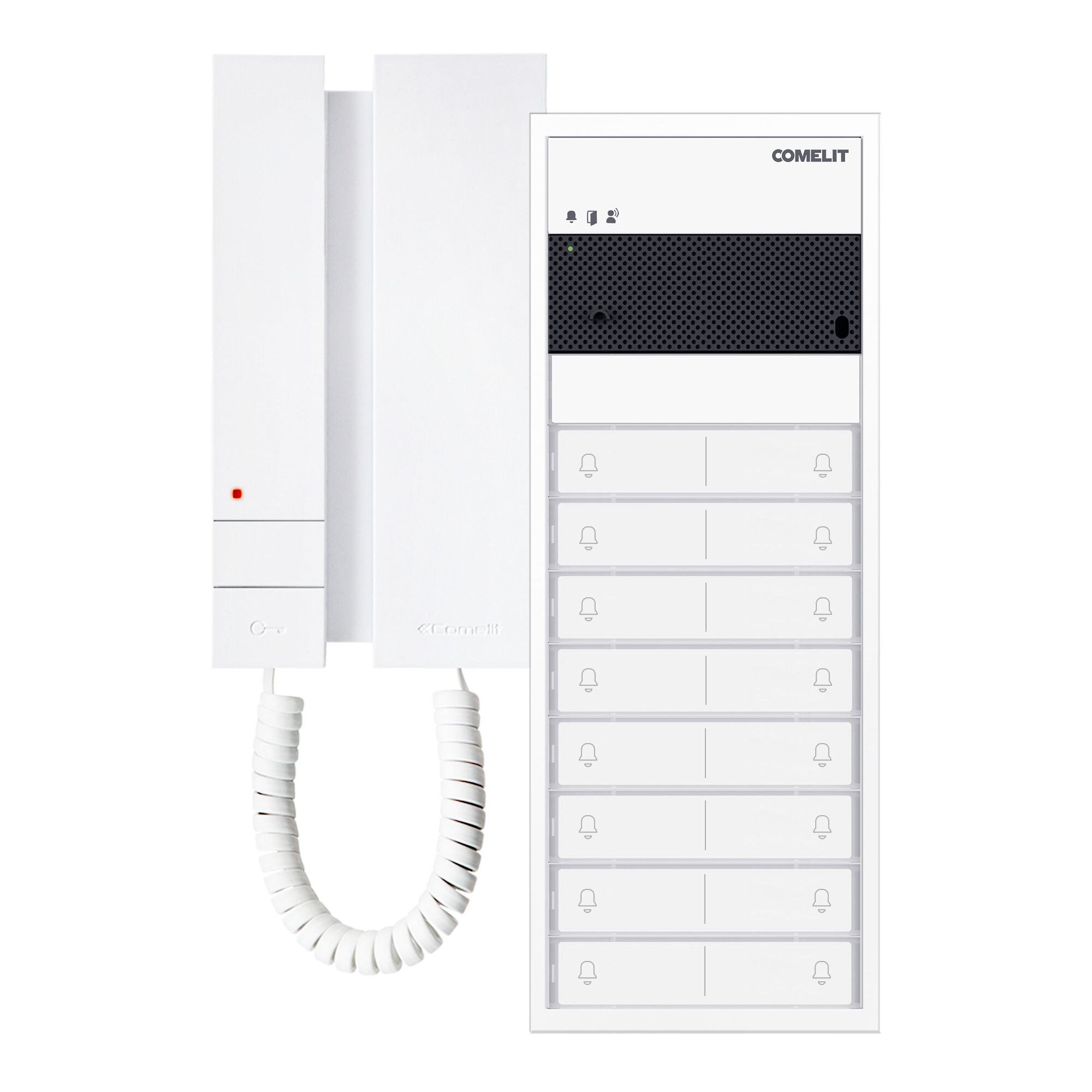 Comelit Comelit KAU2216 Paketlösung Ultra Audio Aufputz 16 Wohneinheiten Mini mit Hörer SB2