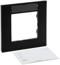 Legrand 864561 Rahmen 1-fach mit Beschriftungsfeld Niloe Step schwarz