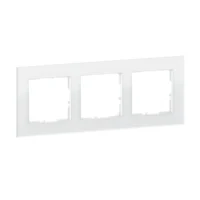 Legrand 766103 SEANO Natura 3-fach Rahmen aus Echtmaterial Farbausführung White