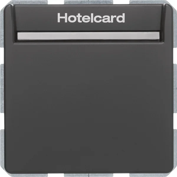Berker Berker Relais-Schalter Hotelcard anthrazit samt 16406096
