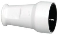 Kopp 182704006 PVC-Schutzkontaktkupplung IP20 mit Knicks.3x1,5qmm 16A 250V grau