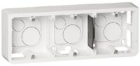 Legrand 080286 Aufputz Gehäuse 3x2M horizontal Mosaic ultraweiß