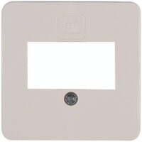 Kopp 345901189 TAE-Abdeckung M2,5x12mm für TAE-Anschlussdose Europa creme-weiß