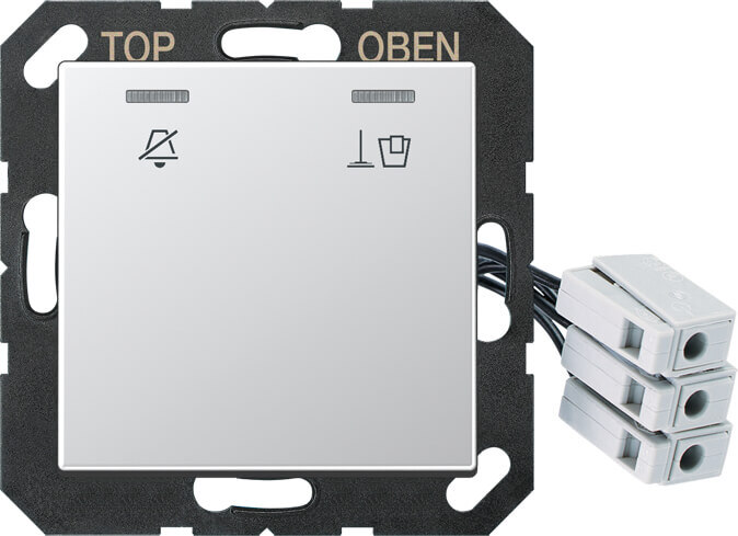 Jung Jung Hotelabdeckung mit LED-Einheit 24 V A CU KO5 M 24 AL