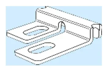Legrand Cablofil CM586180 FTX GS Bodenbefestigung sendzimirverzinkt