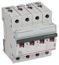 Legrand 404160 TX3 LS-Schalter B 63A 4-polig 10kA 400VAC 4TE